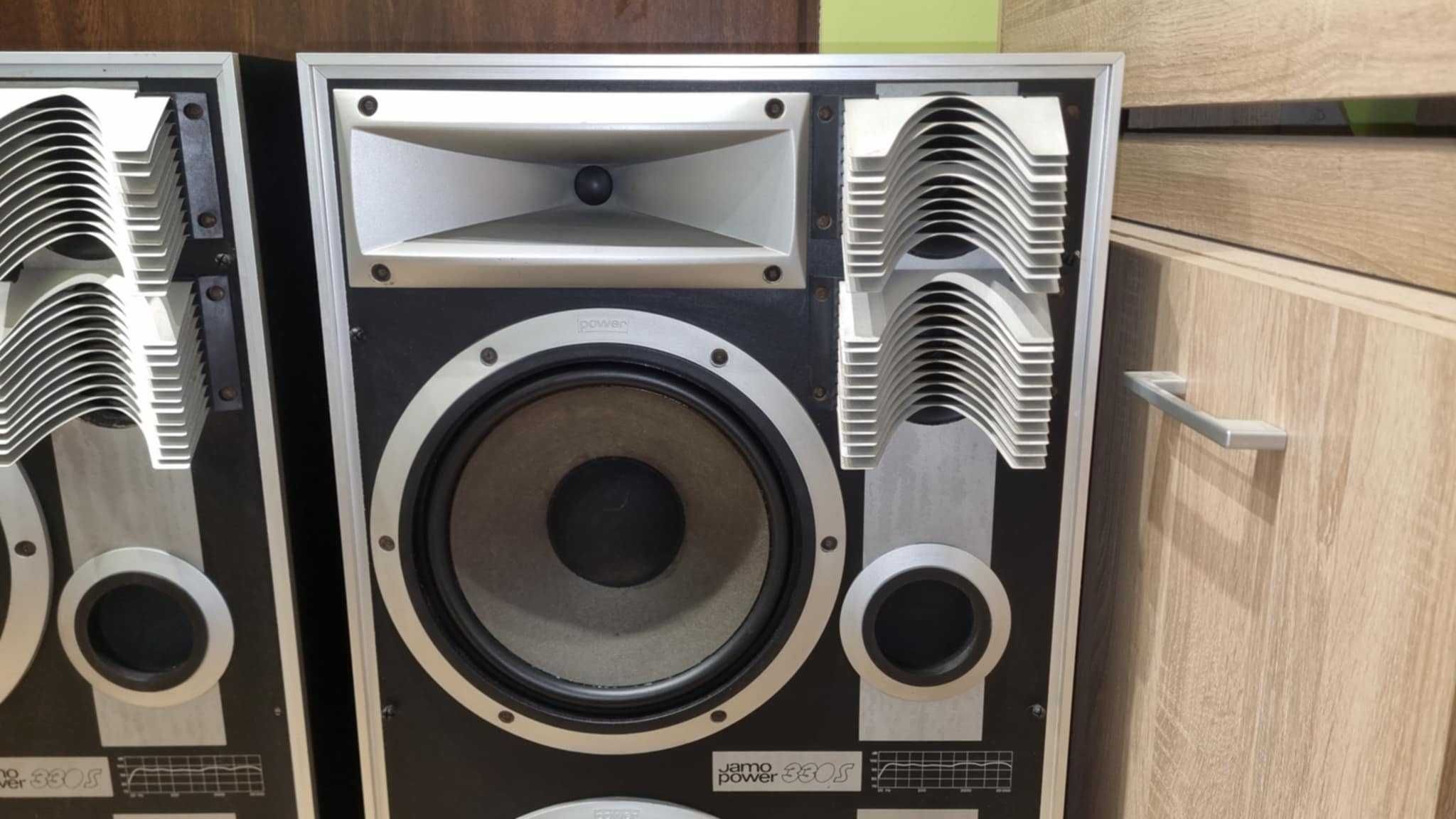 Kolumny JAMO POWER 330S 2x330Watt 4ohm 2x25cm bass podwójny Bassreflex