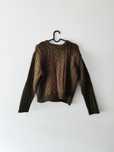 zielony sweter khaki Bershka