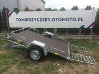 Przyczepka quad, moto  NIEWIADÓW 2x1,25 750 DMC dostawa cała Polska