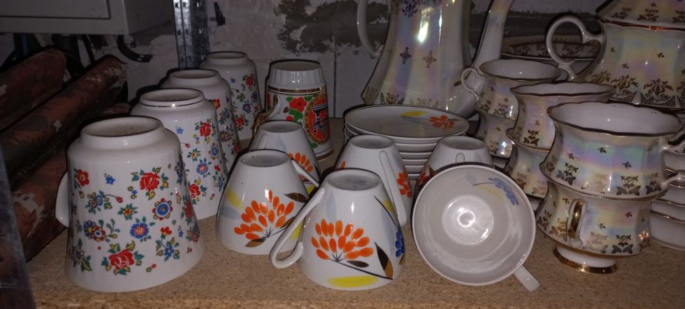 Сервізи, чашки Коростень, Довбиш, Полонне, Київ