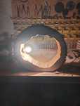 Lampa nocna z drewna