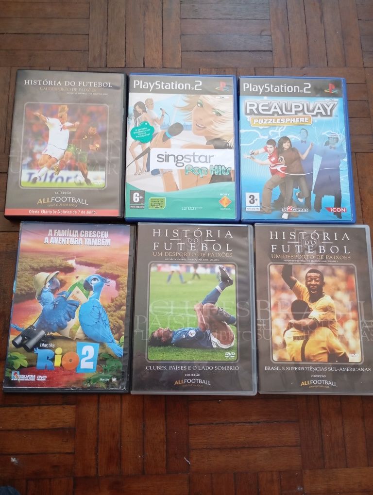 DVDs usados 2€ cada