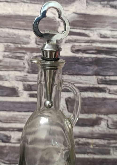 Galheteiro Azeite, 0.5 L, em vidro de 65 mm, Tampa em inox vedante