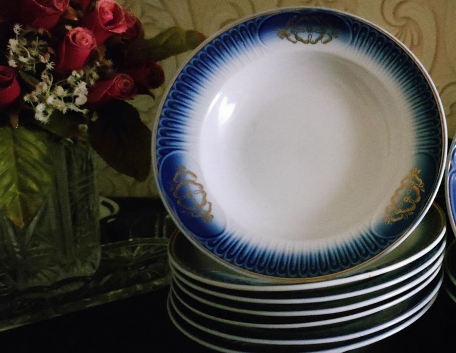 Тарелки праздничные СССР