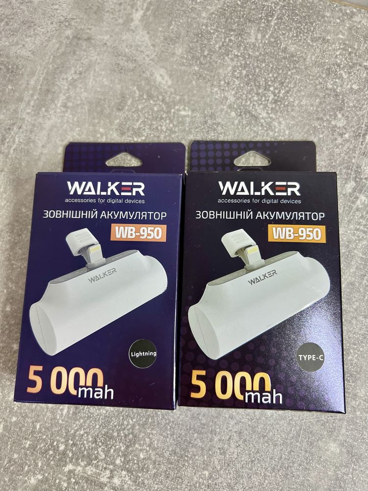 Кишеньковий Powerbank Walker Lighting / Type-C, 5000 mah