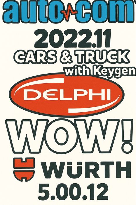 Autocom Delphi Wow Wurth Pakiet 3 Programów Najnowsze Polskie  Wersje