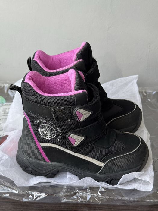 Ботинки зимние на девочку 27р.
