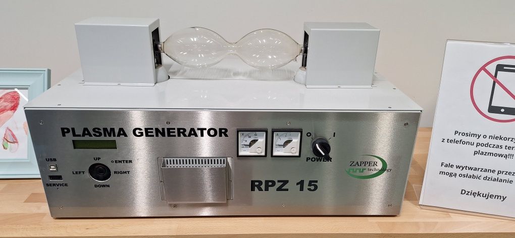 Sprzedam generator plazmowy RPZ15 + półroczną opiekę terapeutyczną