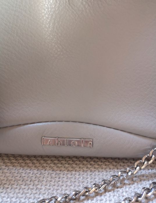 Fabiola Fabulous szara torebka skóra naturalna