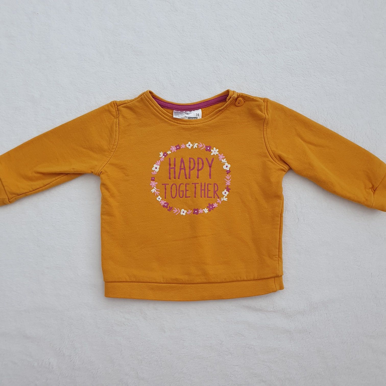 Bluza żółta rozm 74