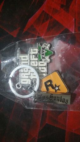 GTA V | брелок на ключи | сувенир ГТА 5 | RockStar, LosSantos, PS5
