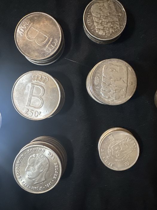 Srebrne Monety 250 Franków Belgijskich (1976) w cenie kruszcu