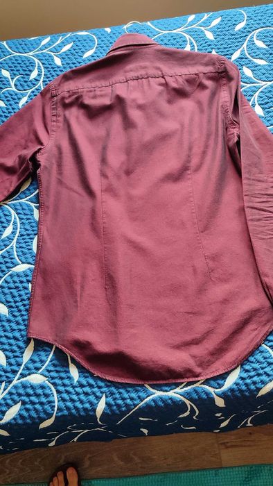 Camisa Bordeaux Homem Zara | Tamanho S | Slim Fit [Usada uma vez]
