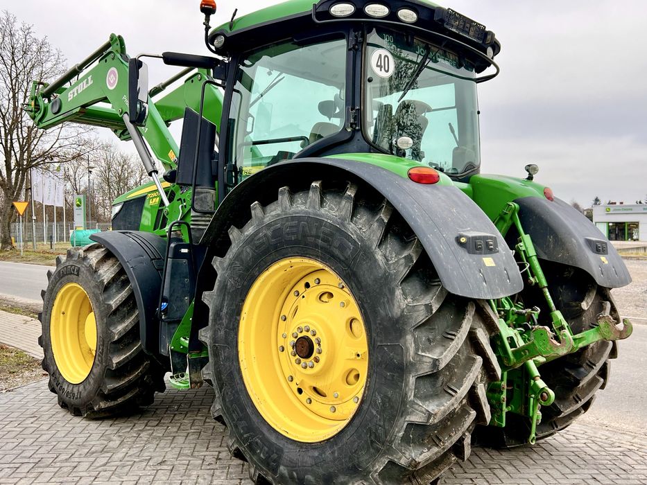 John Deere 7290R 9l 290KM Power Shift 2018r Pneumatyka Sprowadzony