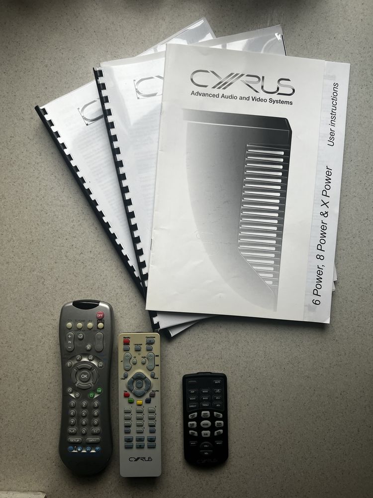 System grający  w stereo i kinie domowym Cyrus