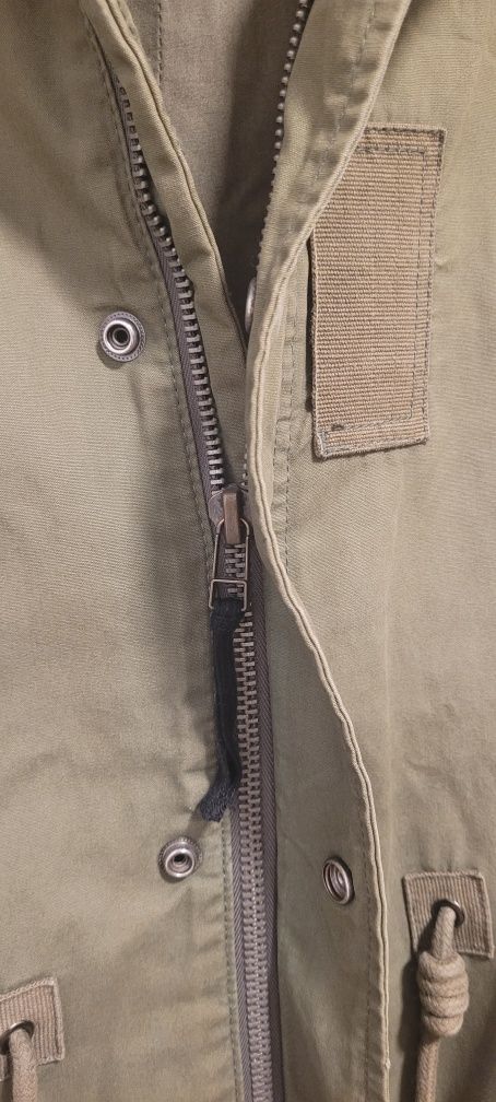 Męska kurtka parka khaki