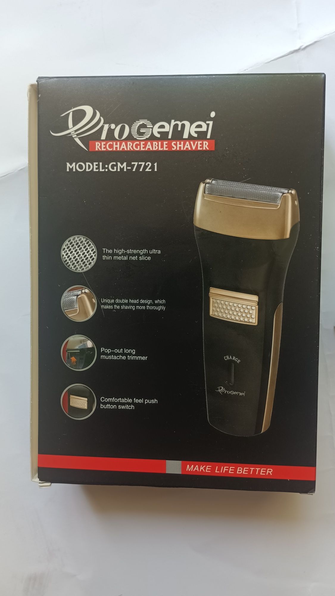 Електробритва сіткова акумуляторна ProGemei GM-7721