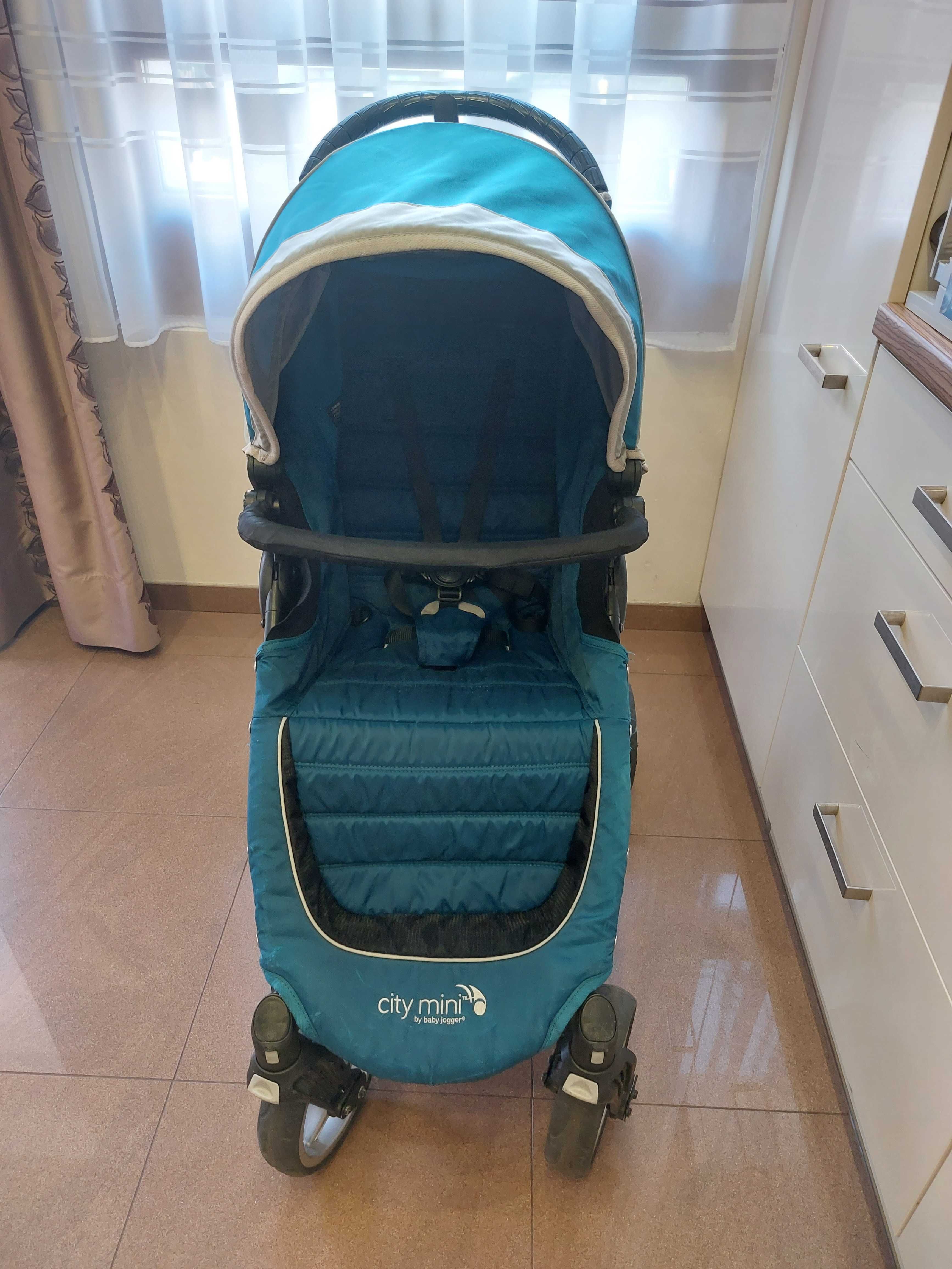 Baby Jogger City Mini + dużo dodatków