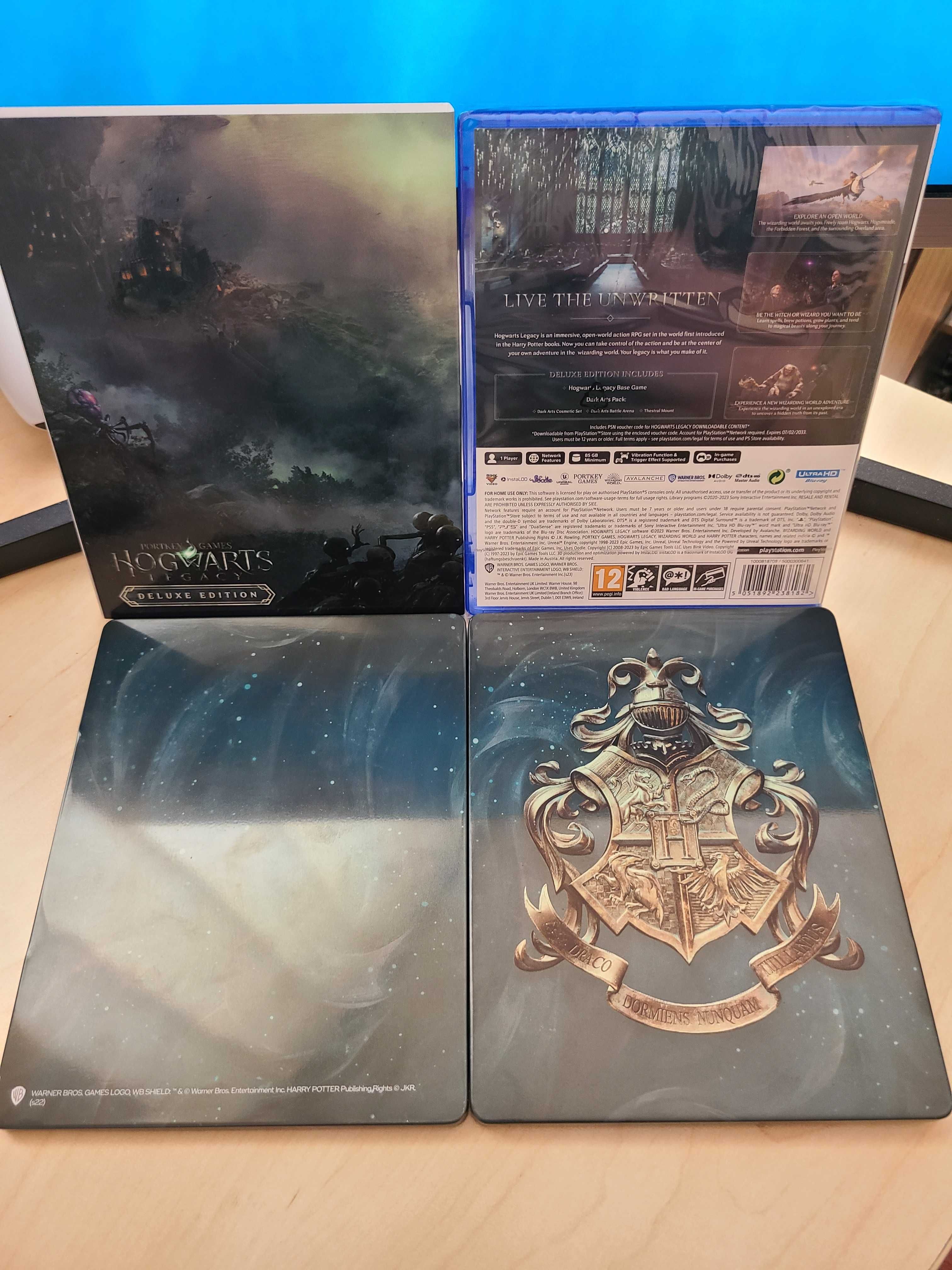 PS5 Hogwarts Legacy Steelbook Slip Cover Deluxe Edition (ULTRA RARE)