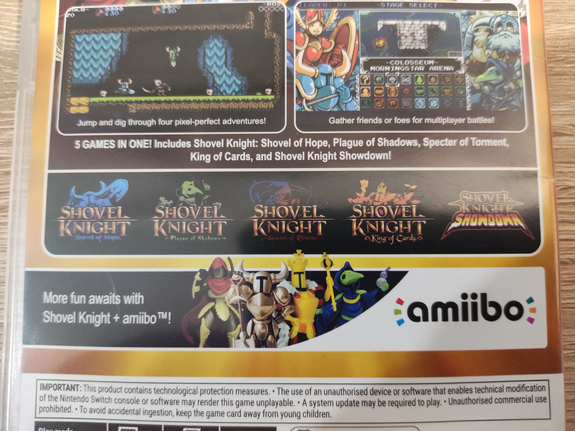 Shovel Knight Treasure Trove Nintendo switch