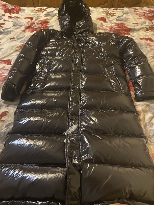 Пуховик чоловічий М розмір, пух перо, довгий, зимовий