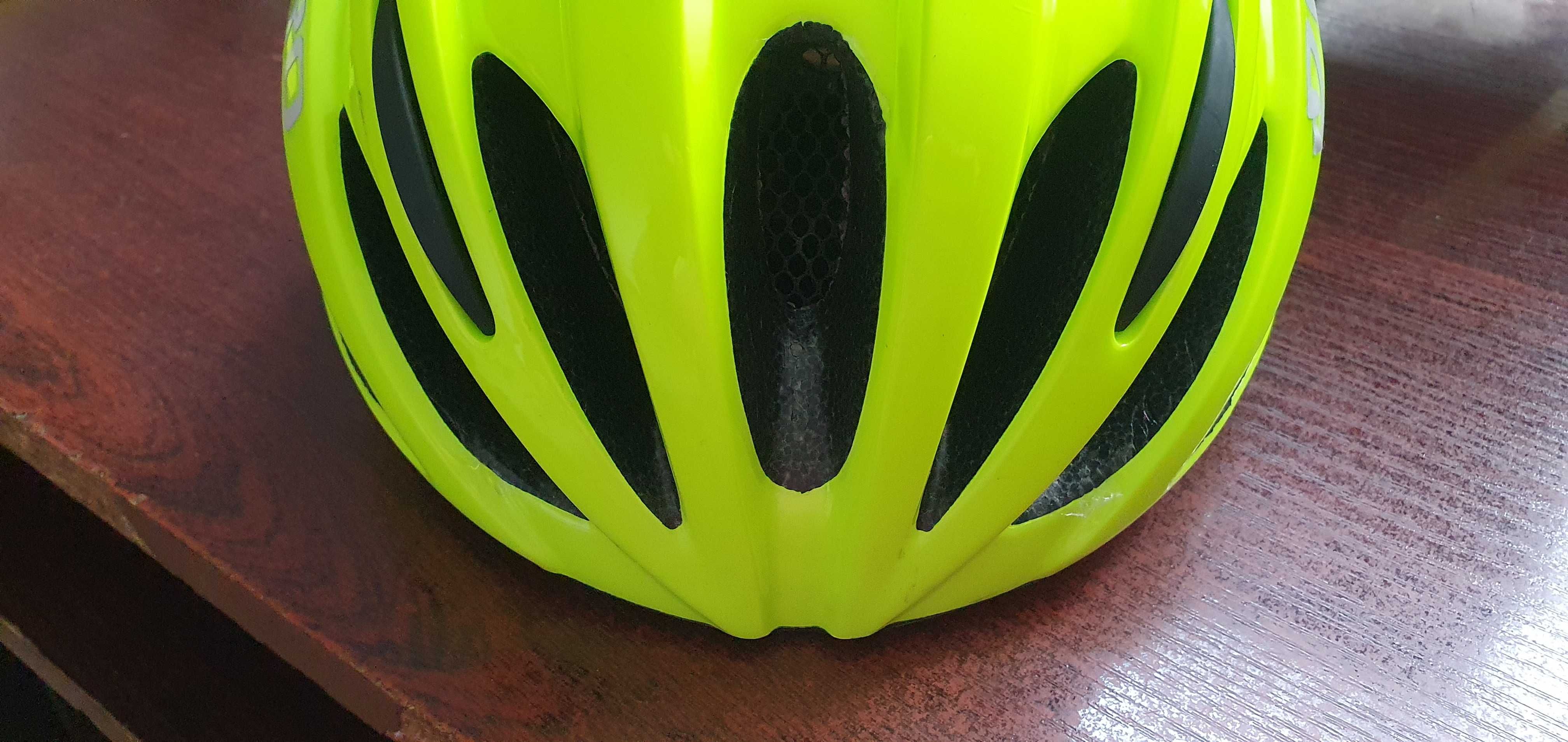 Kask  rowerowy Giro  szosa 54-61 żółty  314g