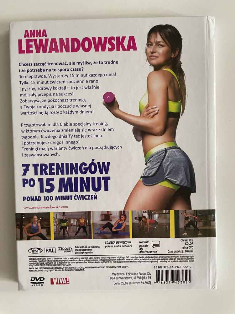 DVD z cwiczeniami Anny Lewandowskiej