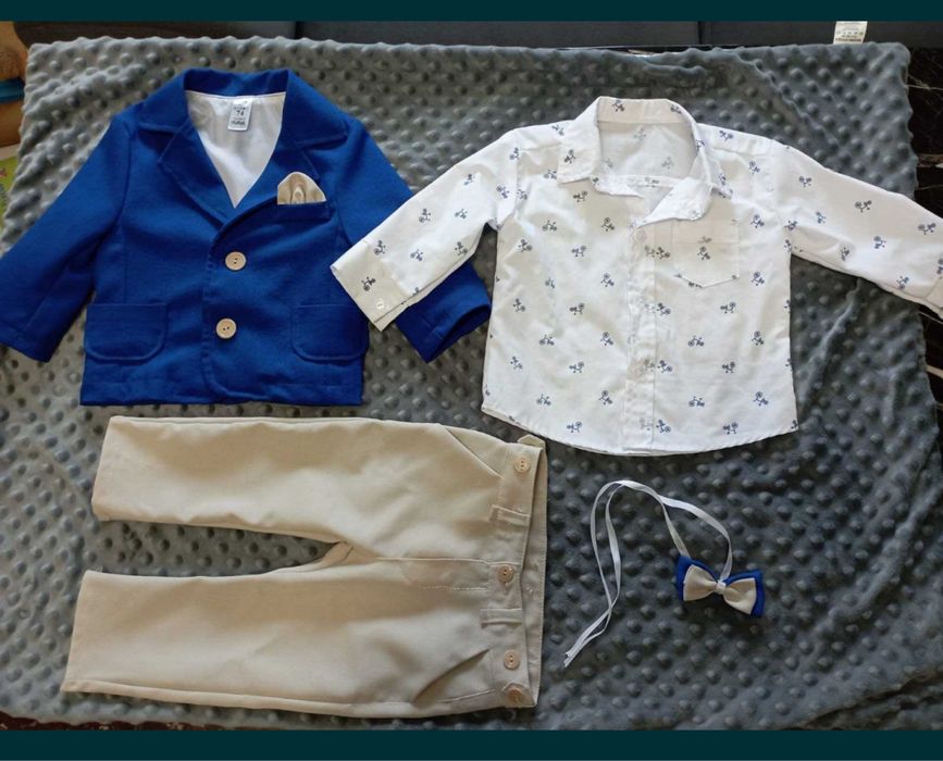 Ubranko na chrzest dla dziecka 74 80 na sesje czy roczek