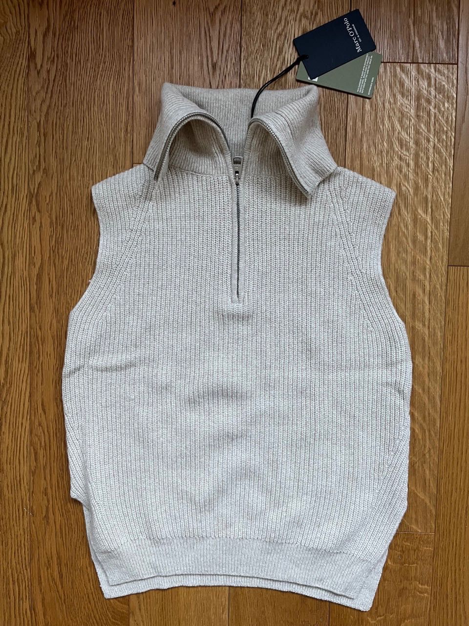 Sweter bezrękawnik wełna Marco O'Polo XS