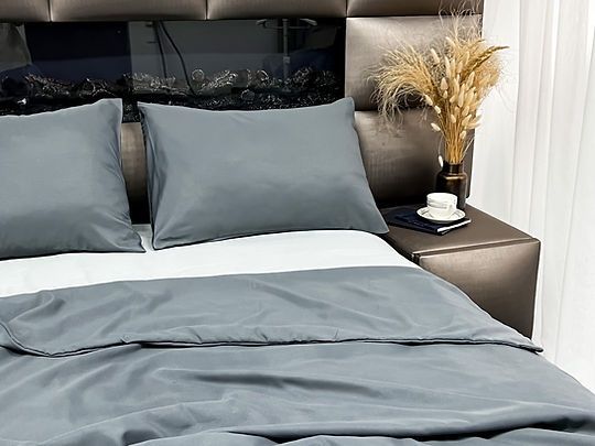 Комплект постельного белья gray and light gray 175×2100