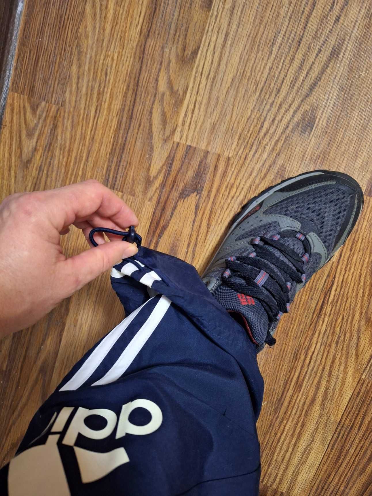 Спортивные штаны adidas original тёмно синие размер 48-50