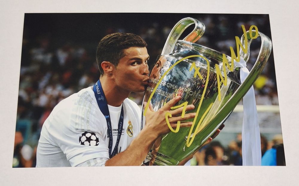 Автограф Криштиану Роналду. Cristiano Ronaldo. Реал Мадрид. Футбол.