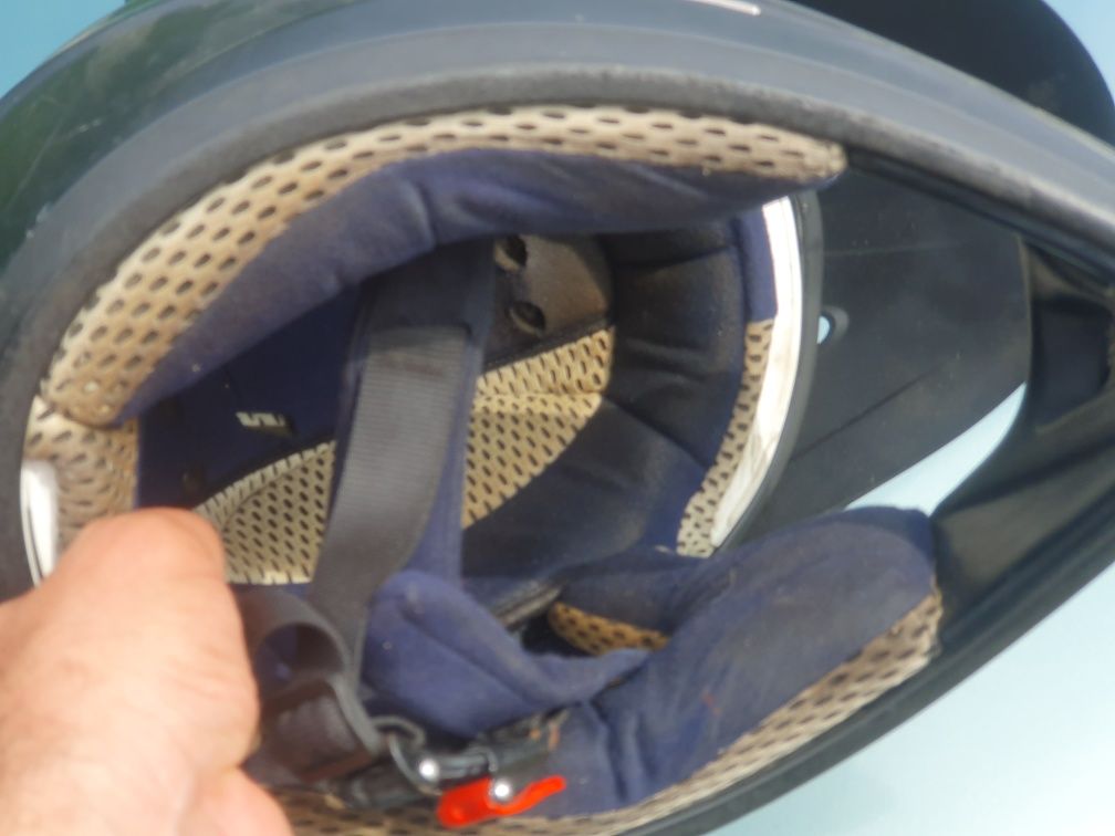 Kask motocyklowy Airoh S4 Black Matt kask cross do crossa helmet