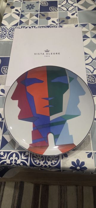 Prato de Porcelana Vista Alegre Casa de Janus