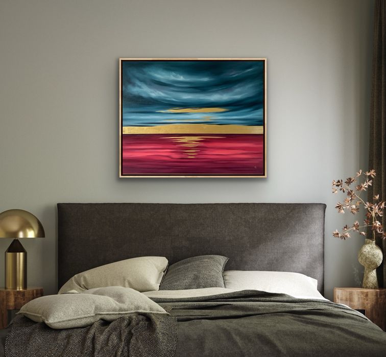 obraz olejny 2023r. 80x100 cm