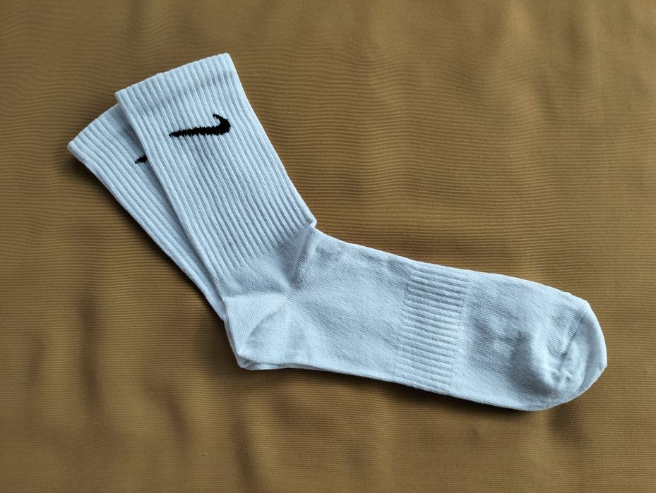 Шкарпетки найк / nike. Шкарпетки опт / Оптом / Високі / З сірою стопою