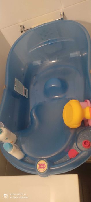 Banheira ok baby e suporte original