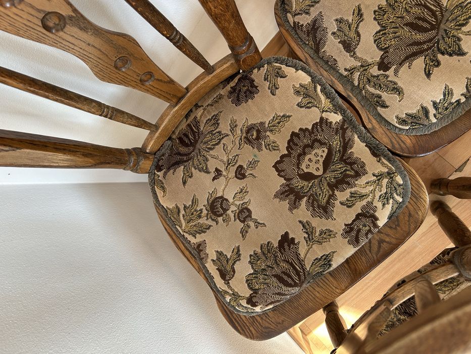 Krzesła debowe stylowe antyk