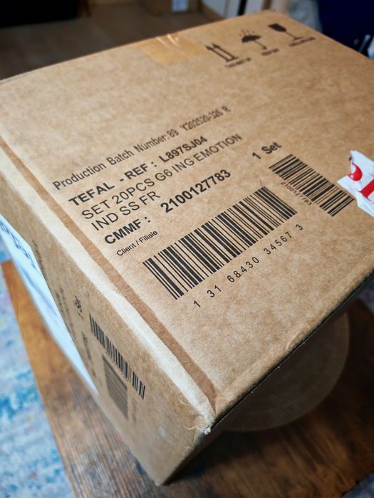 Zestaw TEFAL Ingenio 3 Garnki + 3 Patelnie + 2 x Rączka / 14 Elementów