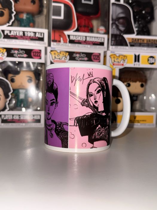 Kubek kpop demon hunters huntrix rumi zoey mira