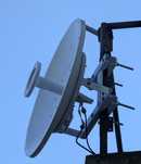 Antena do internetu 5G NR 3GHz C-band pasmo n78 - Ubiquiti 3G26 26 dBi