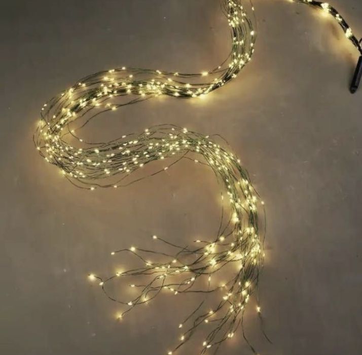 Кінський хвіст гирлянда гірлянда 30 ліній по 3м. капля,900 led usb+б