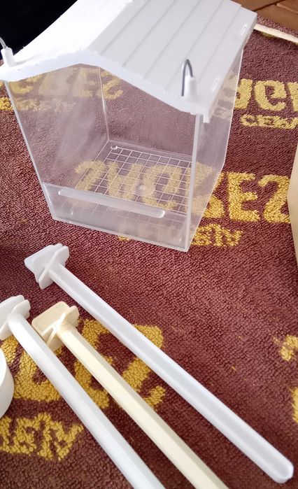 Ninhos e outros para pássaros periquito/canários, tudo por 20€