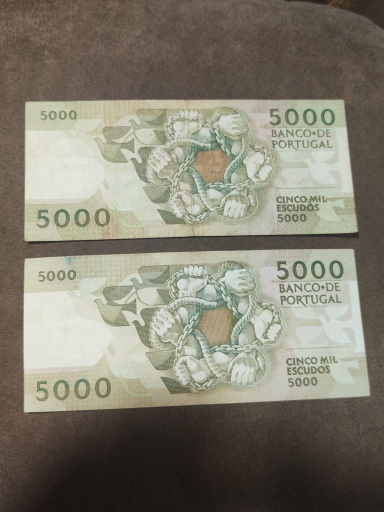 Nota de 5000 escudos
