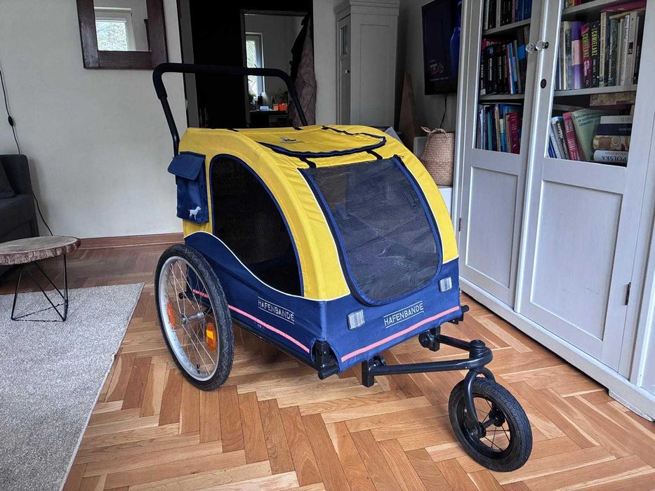 HAFENBANDE Przyczepka rowerowa i wózek dla  dużego psa  Cabby L