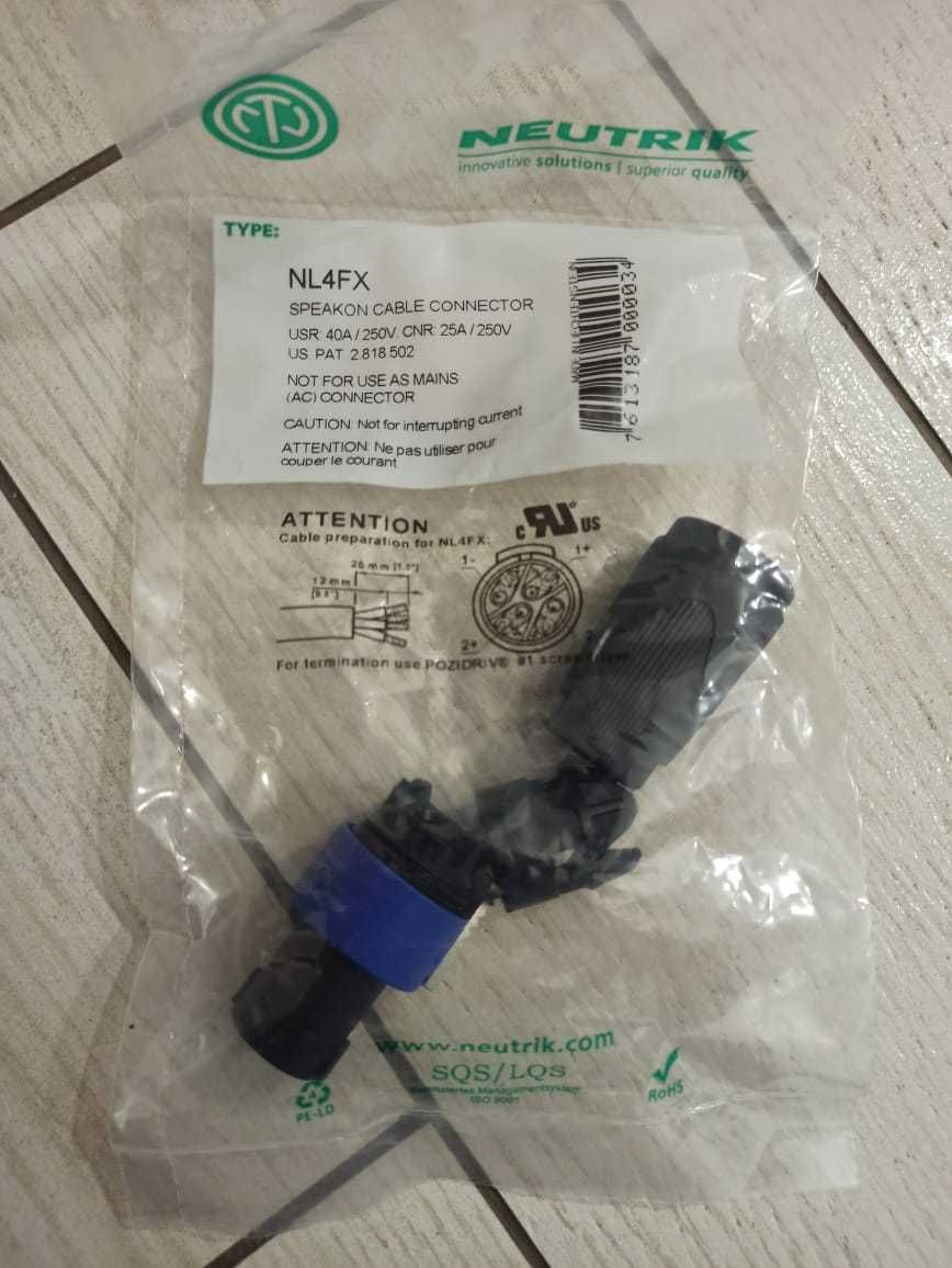 4-контактний speakON Neutrik NL4FX