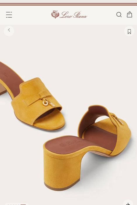 Loro Piana мюлі замш