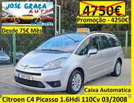 Citroën C4 Grand Picasso 1.6Hdi 110cv CX/Auto 7 Lugares 03/2008