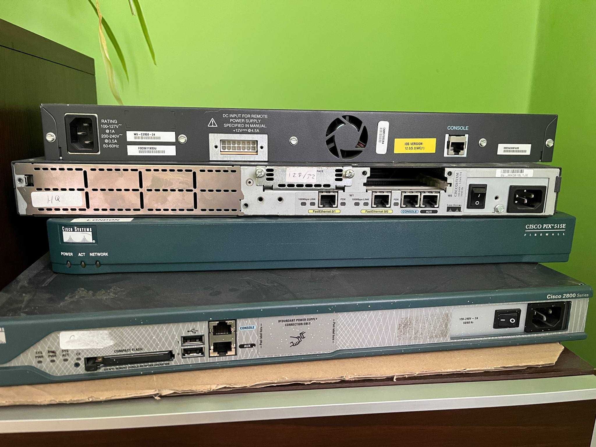 CISCO - zestaw do nauki / laboratorium / CCNA CCNP | Router Switch x7