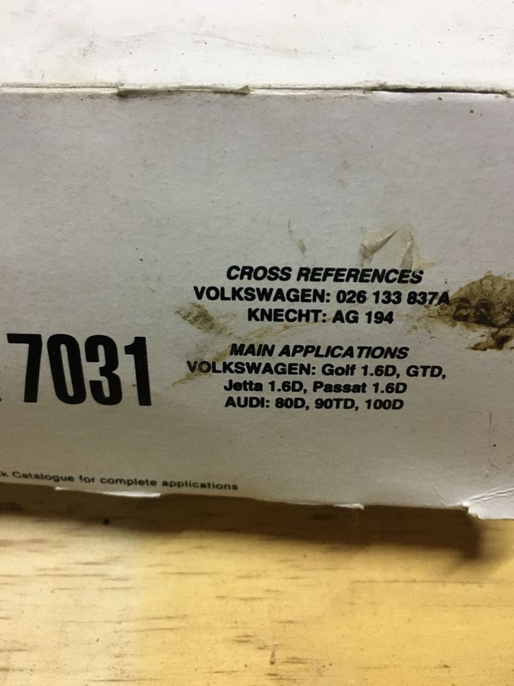 Peças para Audi 80 de 1982